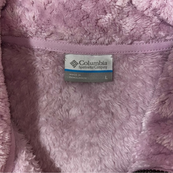 Columbia Fire Side II Sherpa Fleece Lavender Jacket - Picture 6 of 9